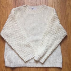 Uniqlo chunky white sweater